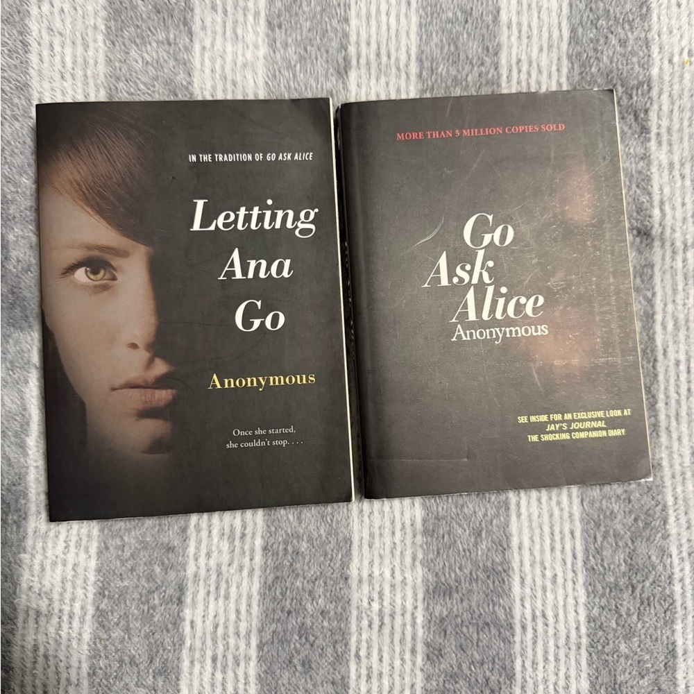 Letting Ana Go & Go Ask Alice Anonymous Book Bundle